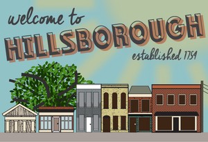 Welcome to Hillsborough graphic by Rachel Morris